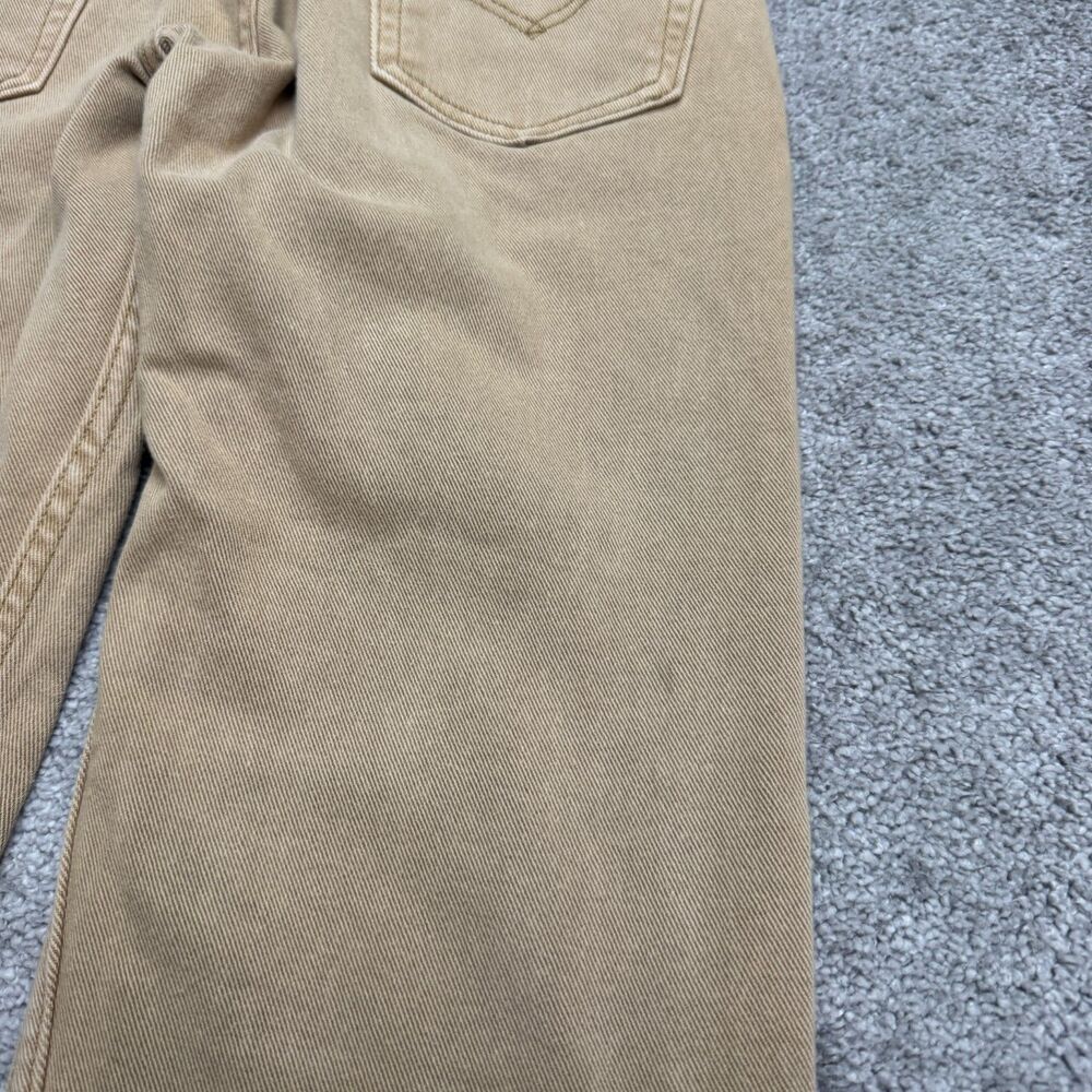 Levi's 514 Straight Leg Denim Jeans Mens 30x27 Khaki Brown Cotton Casual Stretch - Picture 7 of 16